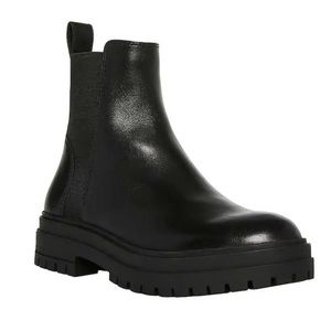 Steve Madden Black Combat Boots
